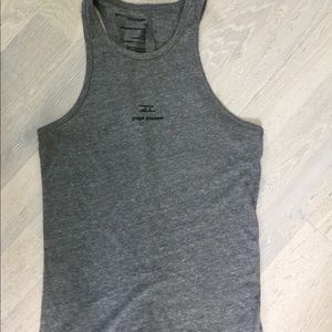 Yoga Please Muscle Tank. Form fitting.